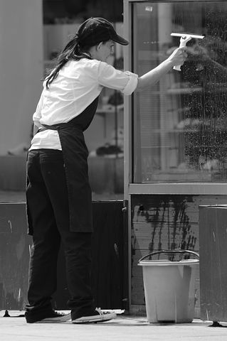 Les espaces en verre toujours en bon état